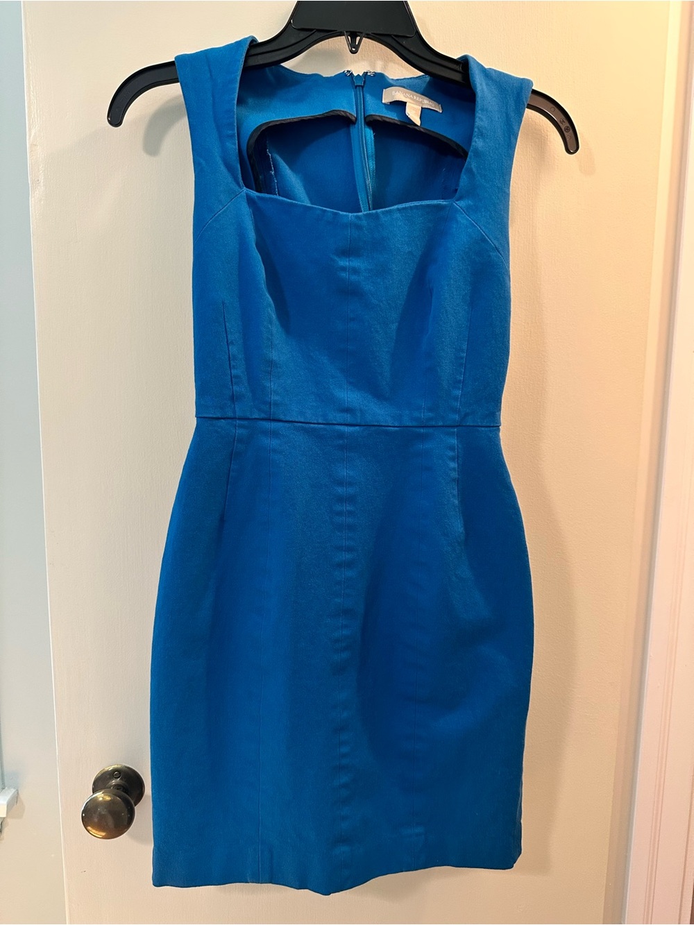 Banana Republic Cobalt Blue Sleeveless Sheath Dress